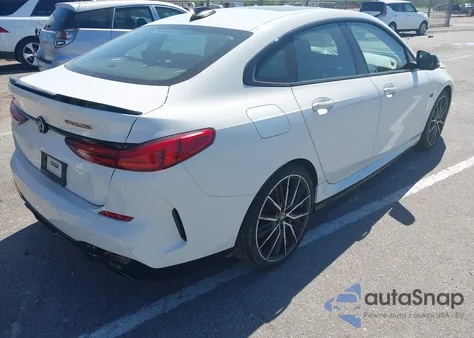 2020 BMW M235I Gran Coupe xDrive z USA, uszkodzony, nr VIN WBA13AL01L7F88256